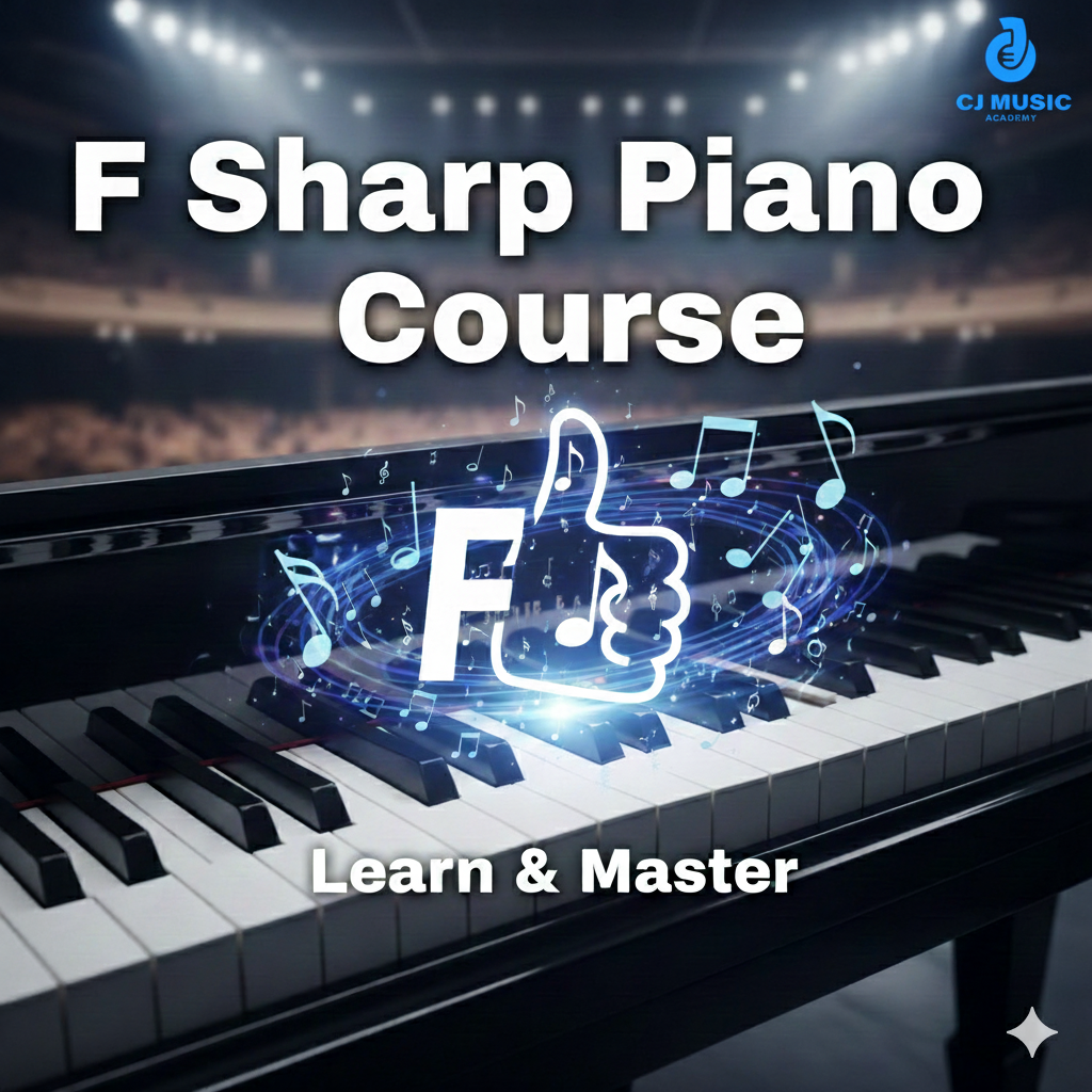 F sharp Piano course